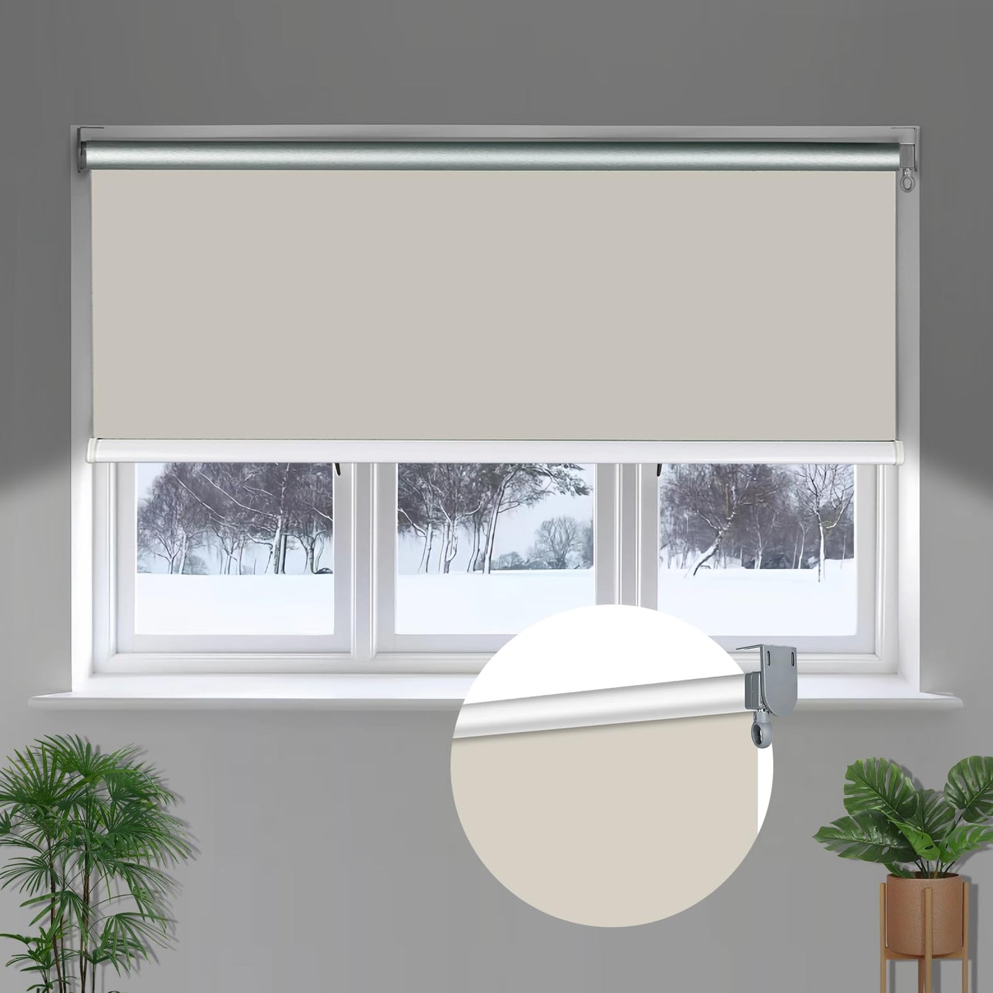 Universal Replacement Installation Accessories for Indoor/Outdoor Sunshade and Roller Blinds