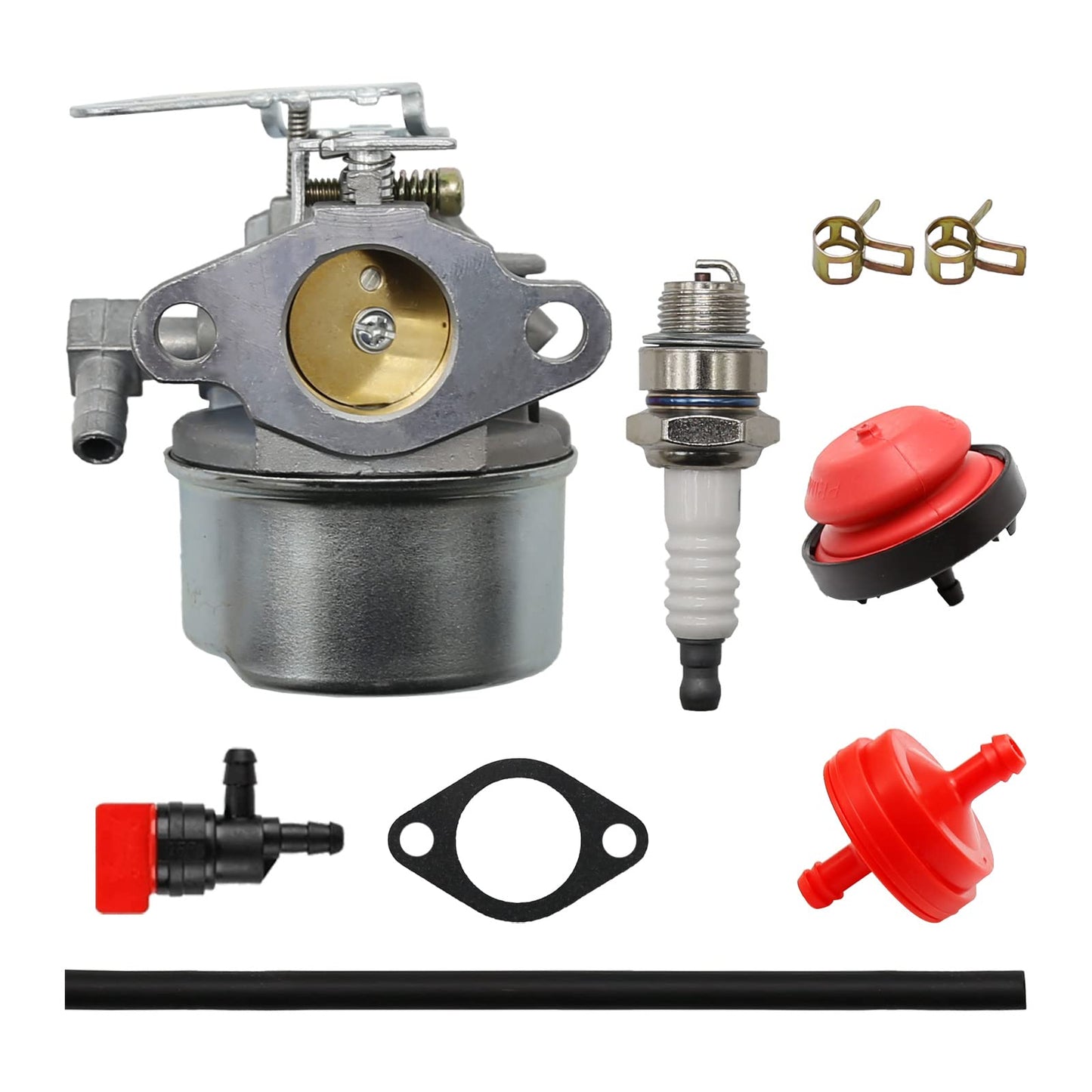 Zreneyfex 640084B Carburetor Kit Replacement for Tecumseh 4HP 5HP HS50 HSK40 HSSK40 HSK50 HSSK50 HSSK55 LH195SA LH195SP, Oregon 50-640 Snow Blower Thrower