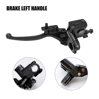 Vkinman 7/8" Brake Master Cylinder Left Handlebar Hydraulic Lever for ATV 50cc 70cc 90cc 100cc 110cc 125cc 150cc 200cc 250cc GY6 Go Kart Pit Dirt Bike