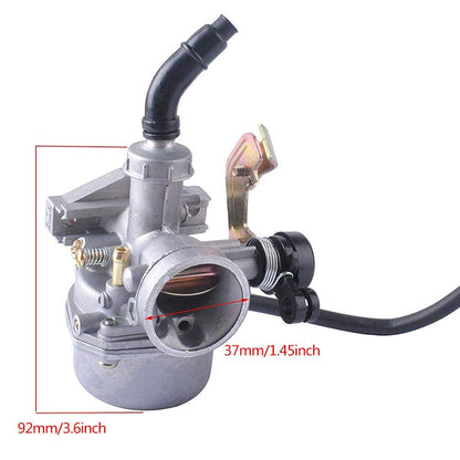 PZ19 Carburetor Compatible with Taotao ATV 125cc 50cc 70cc 90cc 100cc 110cc Dirt Pit Bike Scooter Moped Go karts CRF with 35mm Air Filter