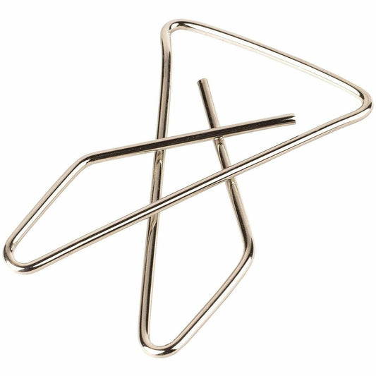 ACCO Ideal Paper Clamp/Butterfly Clamp, Smooth, #2 Size(Small), 50/Box, 3-Pack (150 Clamps Total) (72643)