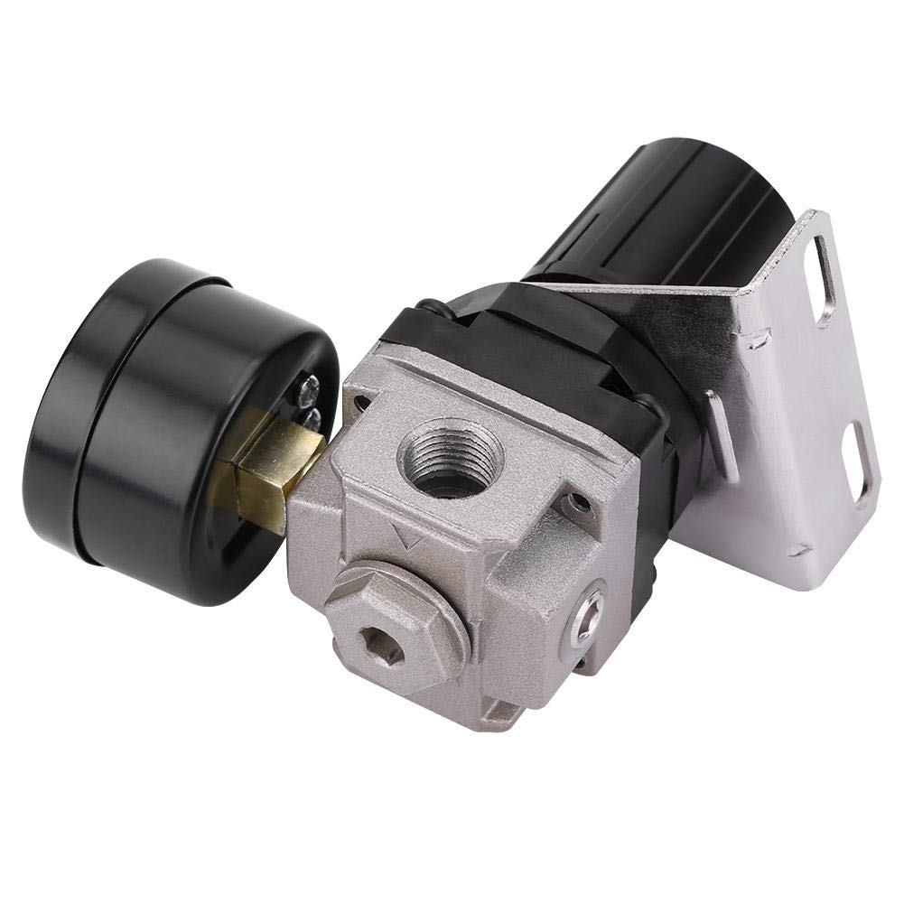 Pneumatic Regulator Adjustable Air Pressure Compressor Control Valve AR2000-02 Thread G1/4 Connection Oil-Water Separator Pressure Reducing Valve