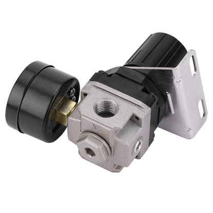 Pneumatic Regulator Adjustable Air Pressure Compressor Control Valve AR2000-02 Thread G1/4 Connection Oil-Water Separator Pressure Reducing Valve