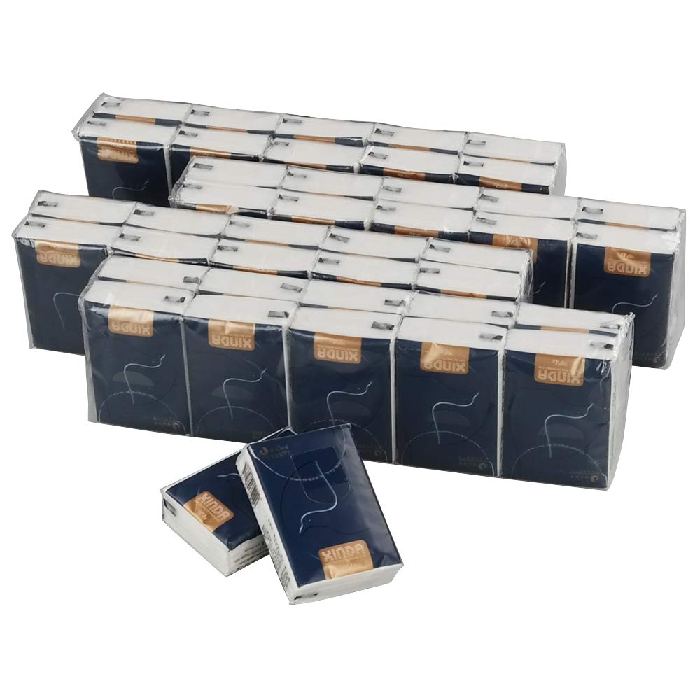 Bblina Soft Pocket Facial Tissue, Travel Size, 100 Packs Small Tissue