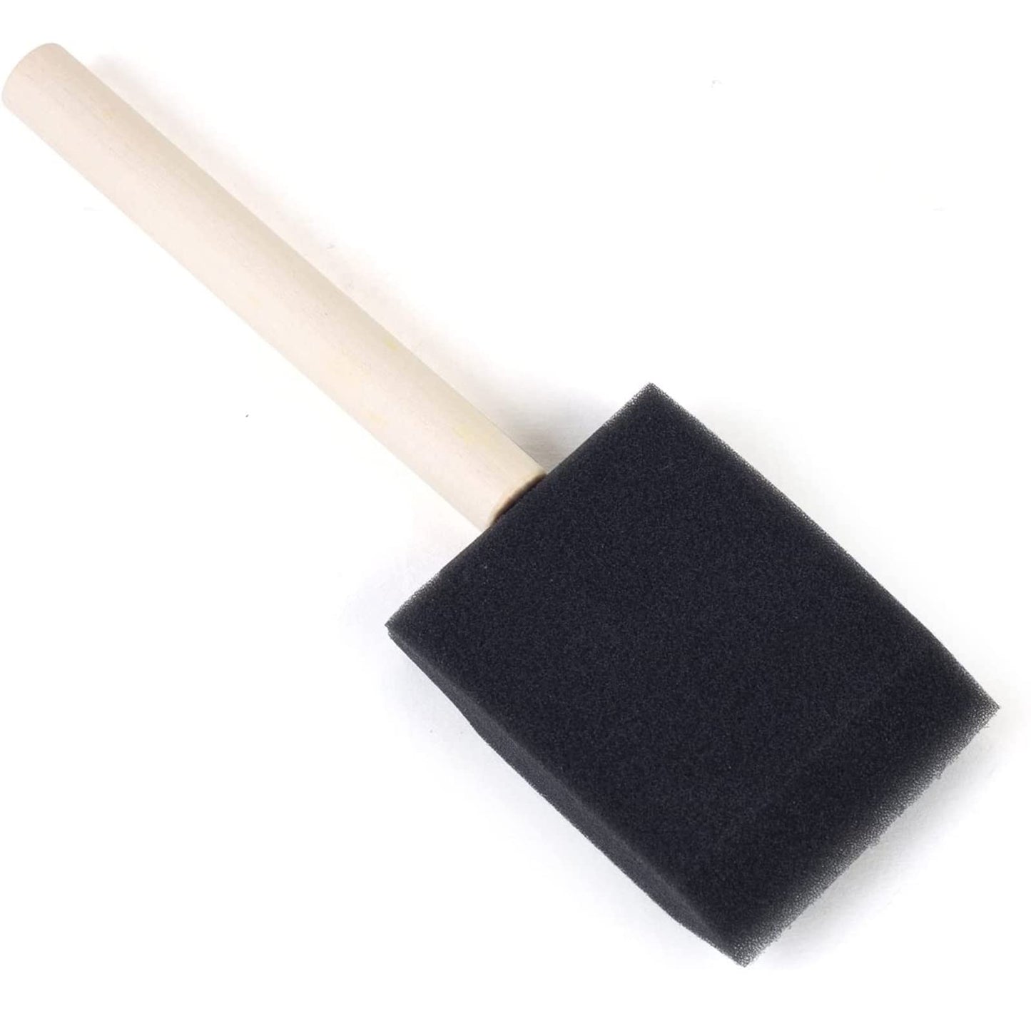 Tosnail 96 Pack 2 Inch Foam Paint Brush with Wooden Handles for Acrylics, Stains, Varnishes, Crafts, Arts