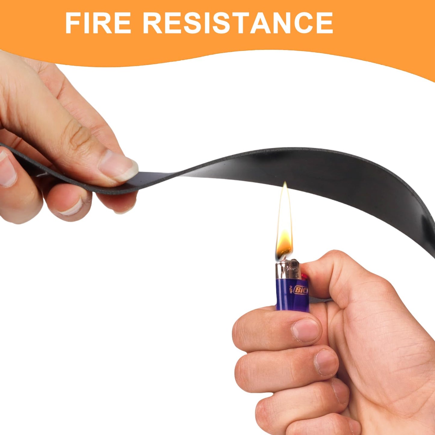 VUAOHIY Neoprene Rubber Sheet, Solid Rubber Seal Strips for DIY Gasket Materials, Oil-Resistance, Sound Reduce and Anti-Slip for Flooring, Pads, Bumpers, Supports (12In x 1/16In x 4Ft)