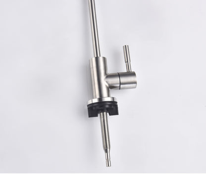 Apaix Drinking Water Faucet Brushed Stainless Steel, Kitchen Water Purifier Faucet Brushed Nickel for Non-Air Gap Reverse Osmosis Water Filtration System