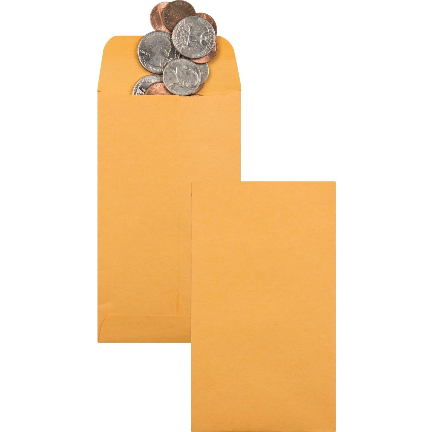 3 1/8 x 5 1/2" Kraft Gummed Envelopes