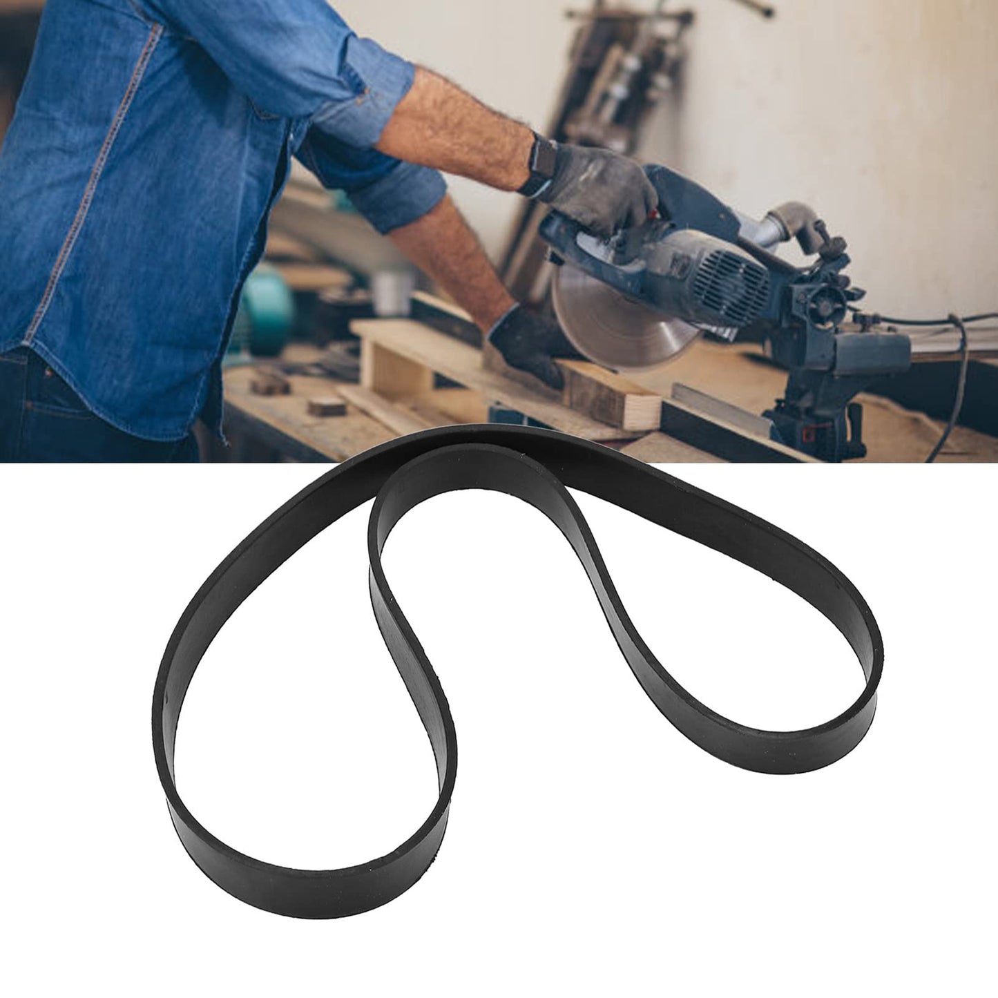 Bandsaw Tires 14 Inch Replacement Rubber Wheel Tires for Band Saw Bandsaw Tire Parts Woodworking Machine Accessories