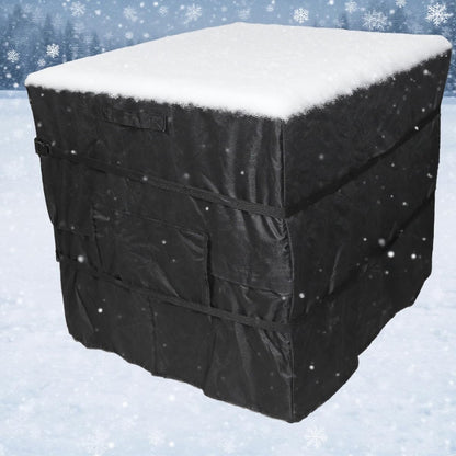 Pool Heater Cover,Heat Pump Cover for Hayward,Pool Heater Cover for Winter,Hose Hole and Hook & Loop Strip Design, Heavy Duty 600D,40" Length X 34" Width X31 Height