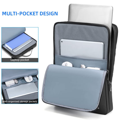 TUDEQU Slim Laptop Bag 15.6 Inch,Laptop Sleeve with Strap,Laptop Case,Laptop Shoulder Bag,Computer Bag,Tablet Bag Men Women