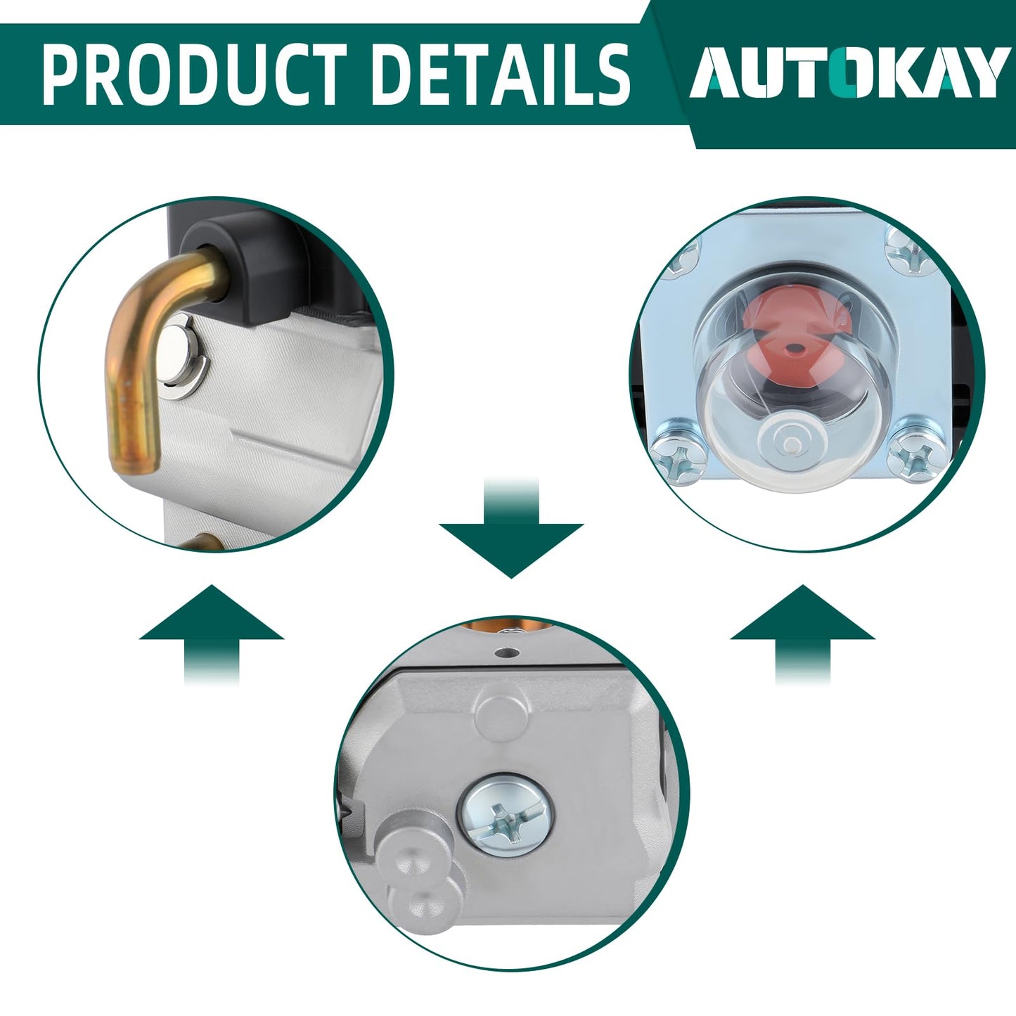 AUTOKAY C1Q-S97 Carburetor for Stihl FS38 FS45 FS46 FS55R FS55RC KM55 HL45 FS45L FS45C FS46C FS55C FS55 Carb Weed Eater with Air Fuel Filter Tune-up Kit