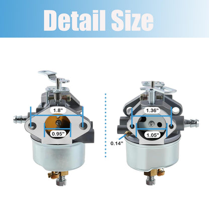640052 HMSK80 Carburetor Compatible with Tecumseh HMSK80 HMSK90 8hp 9hp 10hp LH318SA LH358SA 640054 640349 640058 640058A OREGON 50-659 STENS 520-926 Carb Snow Blower Generator Chipper Shredder