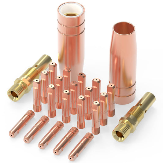 YESWELDER MIG Welding Gun Kit, .035" Tip-Nozzle-Diffuser for Lincoln Magnum 100L and Tweco Mini/#1 (.035" Accessory Kit), Compatible with YESWELDER Welders