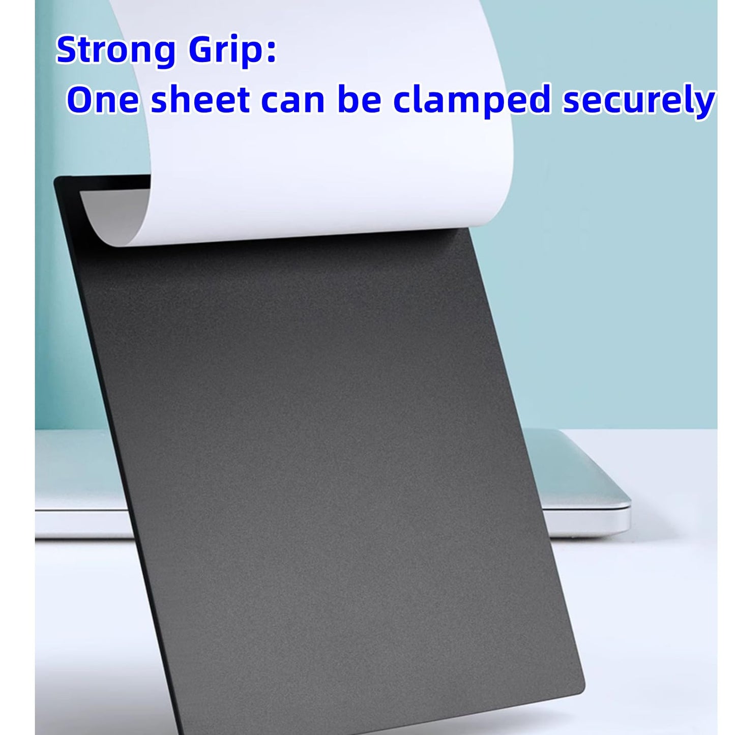 Clipboard A4, 6 Packs Plastic Clipboards Writing-Pad with Duty Clip for Office & Classroom Supplies - Black