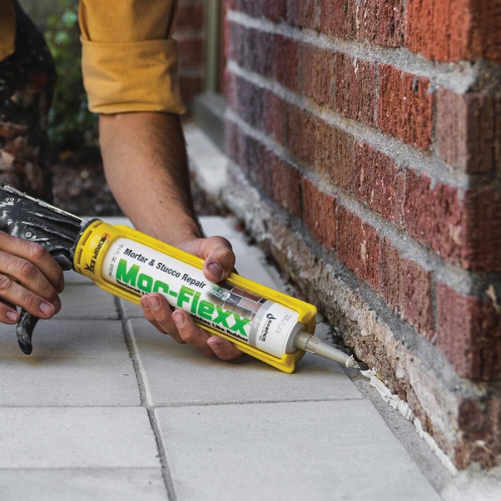 Sashco 15020 10.5oz Sashco Sealants Gray MorFlexx Grout Repair, 10.5-Ounce