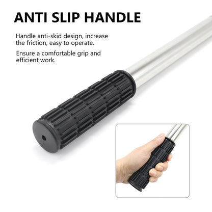 scottchen PRO Multifunctional Pool Cover Tool Swimming Pool Rod 26-1/2inch Pool Safety Cover Installation and Removal Rod,with Allen Wrench Hex Tool for Installing and Removing Brass Anchor