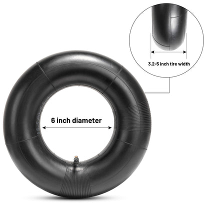 YeYouC Heavy Duty 13x5.00-6" Inner Tubes, Exact Replacement 5.00-6/4.00-6 Tire Tube with TR87 Bent Valve Stem for Razor Dirt Quad, Lawn Mowers, Snow Blowers, ATVs, Go Kart, and More (Pack of 2)