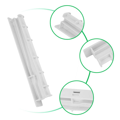 WPW10671238 W10671238 Fridge Crisper Drawer Slide Rail,Fridge Drawer Slide Center Rail Compatible with Whirlpool, Kenmore, Amana, KitchenAid(Replaces AP6023702, PS11757048)
