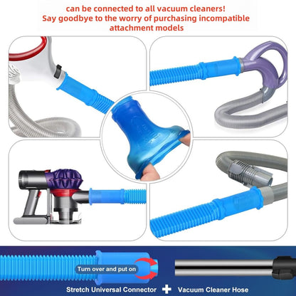 XHYdamile 3-Piece Dryer Vent Cleaning Kit, 15FT Flexible Lint Brush Rods for Dryer Duct Hose Vent Cleaning & Unclogging Clip