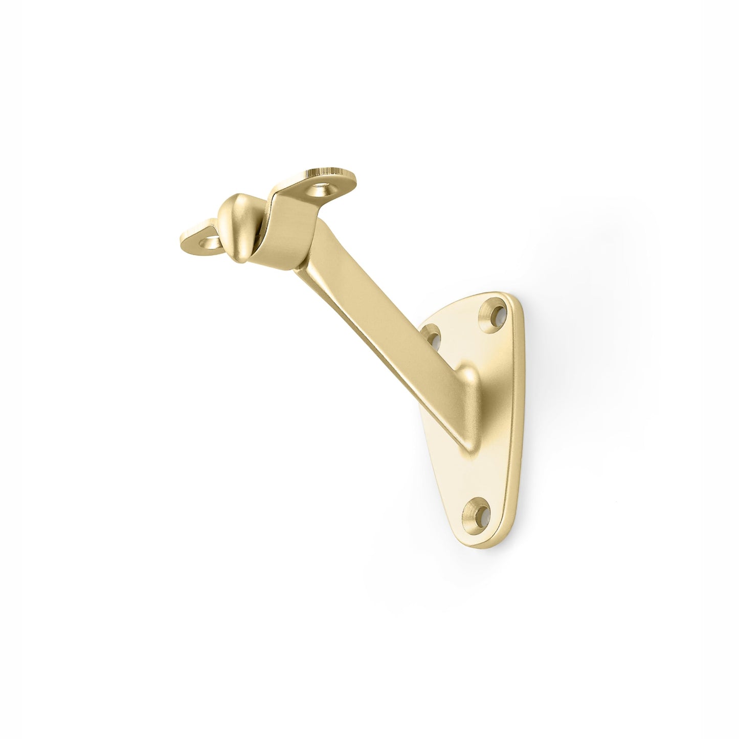 ktumeware 3 Inch 6 Pack Gold Handrail Stair Brackets Suitable for Indoor and Outdoor Staircase/Balcony/Corridor Staircase Support handrail Brackets