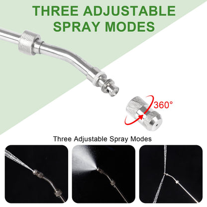 9PCS RV Water Heater Anode Rod & Cleaning Kit - 9.25" L 3/4" NPT Magnesium Rods for Suburban/Mor-Flo, RV Tank Rinser, Stainless Steel Brush, Wrench - Extends Heater Lifespan (9 PCS)