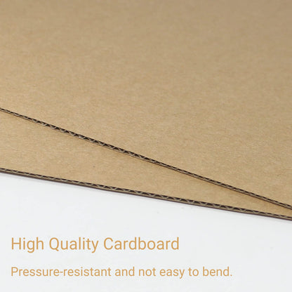 zmybcpack 200 Pack 5x7 inch Corrugated Cardboard Insert Sheets for Crafts, Flat Packaging Inserts Pads Divider Sheets for Packing, Mailing, DIY Projects