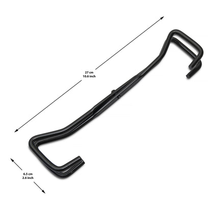 RAAKARRS Dutch Oven Lid Lifter and Stand Set - Black Finish Folding Stand - Perfect for Outdoor Camping and Picnics