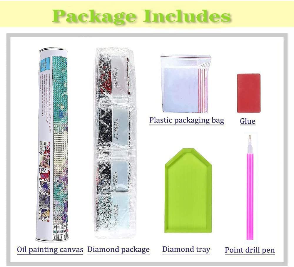 4 Pack Diamond Painting Kits for Adults,Insect Diamond Art Kits for Adults,5D Full Drill DIY Diamond Dot Gem Art Kit Wall Home Decor Arts Craft 12x16 inch