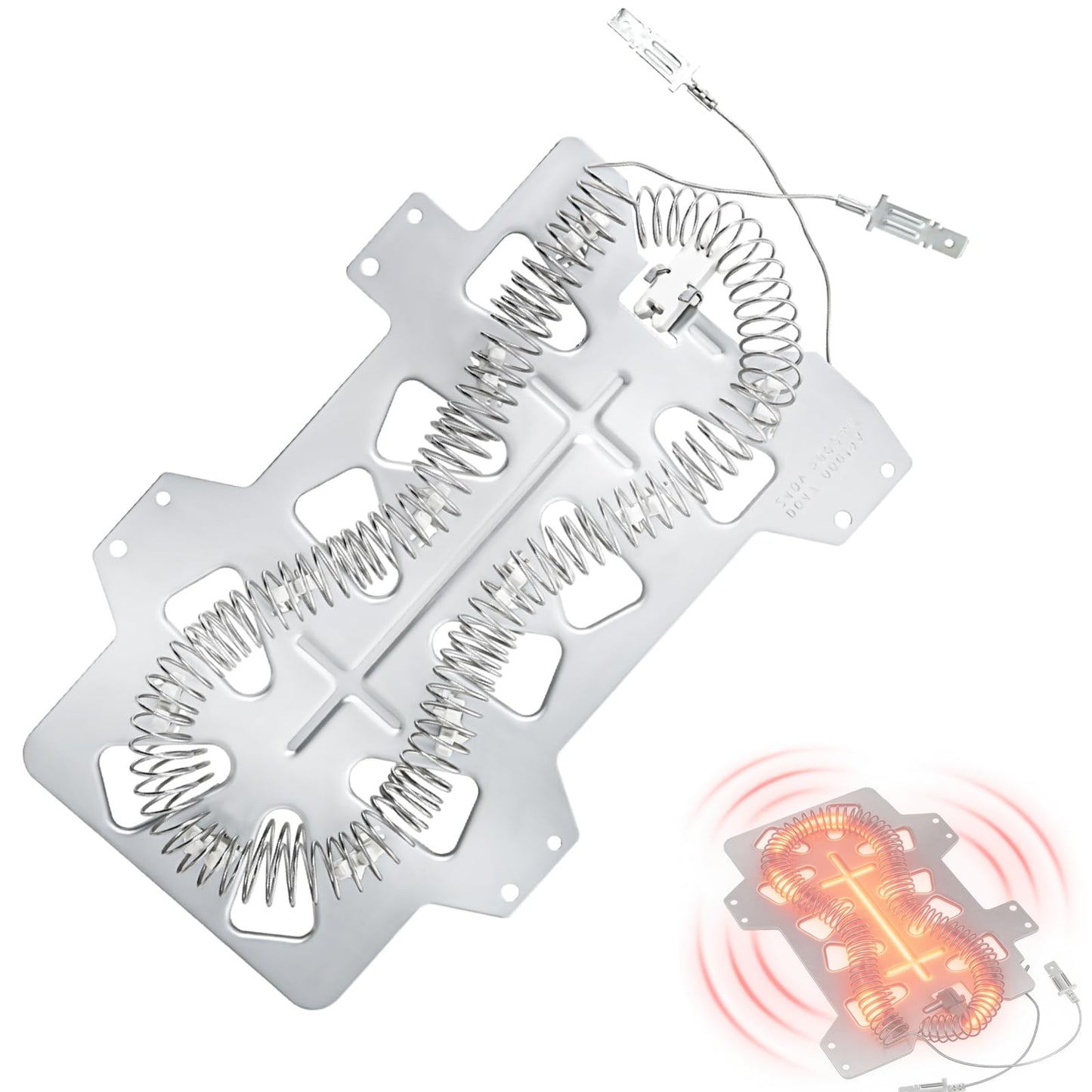 [95% Nickel] DC47-00019A Dryer Heating Element Part Compatible with Sam-sung May-tag Whirlpool Dryers, Replaces 35001247 PS4205218 AP4201899 AP4045884 PS2038533