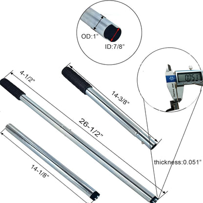 Poweka Safety Cover Installation and Removal Rod Tool for Inground Swimming Pools-Pool Cover Pole-26-1/2inch