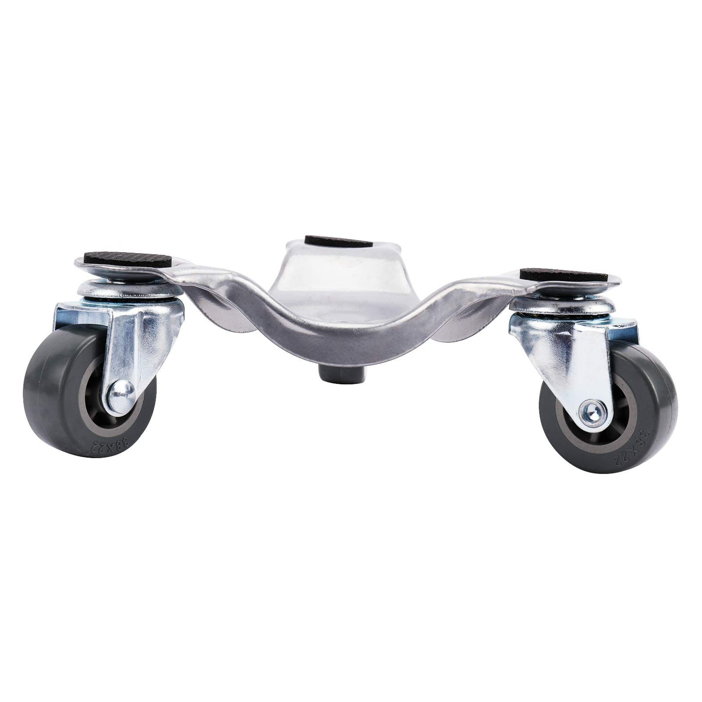 4 Pack 6-Inch Steel Tri-Dolly, 3 Wheel Furniture Dolly with Casters, Easy Moving System for Heavy Loads in Home, Shop or Garage, 200 lbs Load Capacity