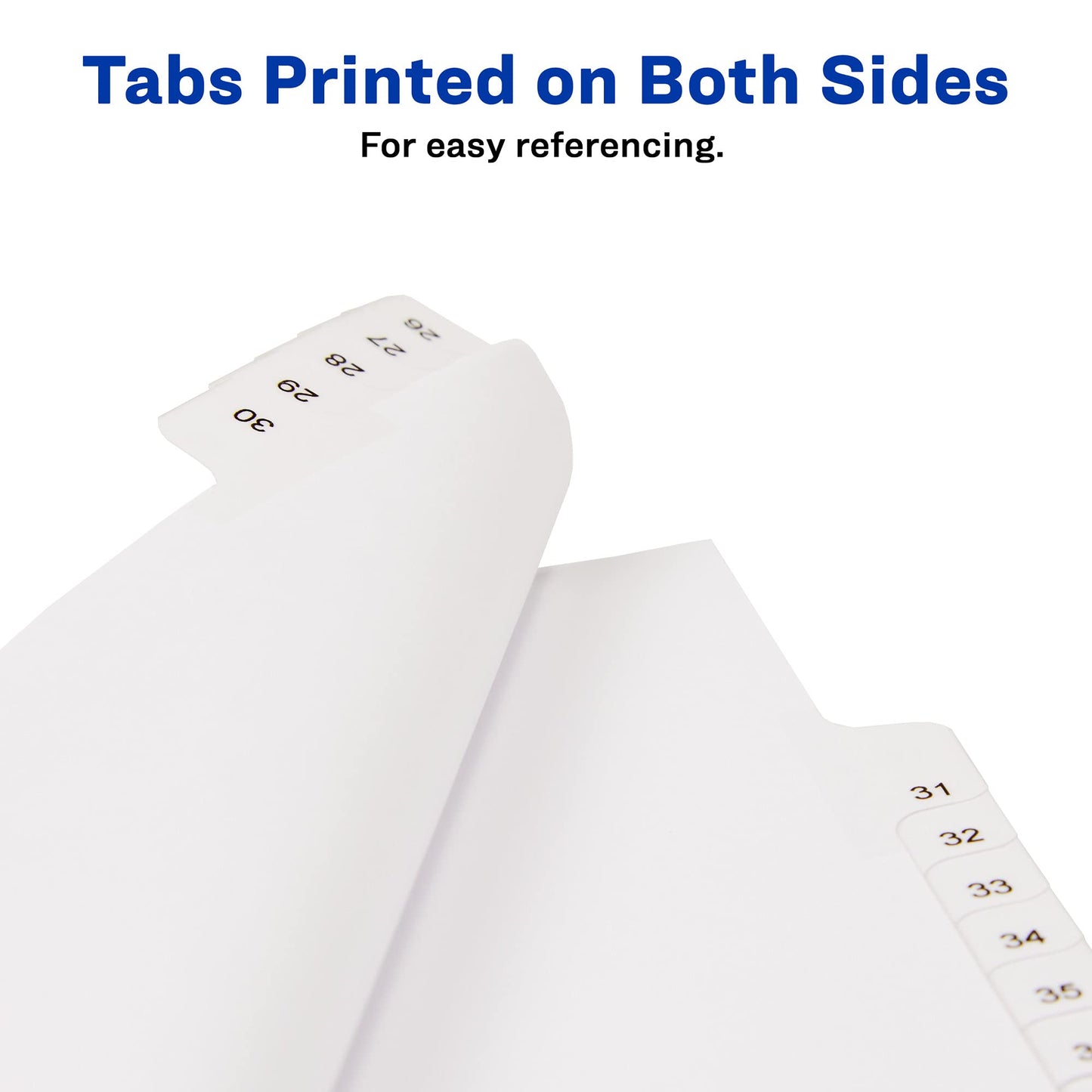 Collated Legal Exhibit Dividers - Allstate Style, 26-50