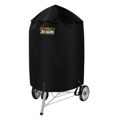 BBQ Cover for Weber Charcoal Kettle, 22 Inch BBQ Grill Cover, Heavy Duty Waterproof Grill Covers