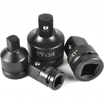 LEPEVNEY 1/2" Drive (Female) x 1" (Male) Impact Socket Adapter, CR-MO Steel, Compatible with Air Impact Wrenches, Breaker Bars, Ratchets