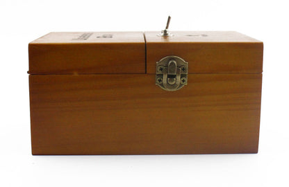 Willcomes Wooden Turns Itself Off Useless Box Leave Me Alone Box Perpetual Machine for Geek Gifts or Desk Toys