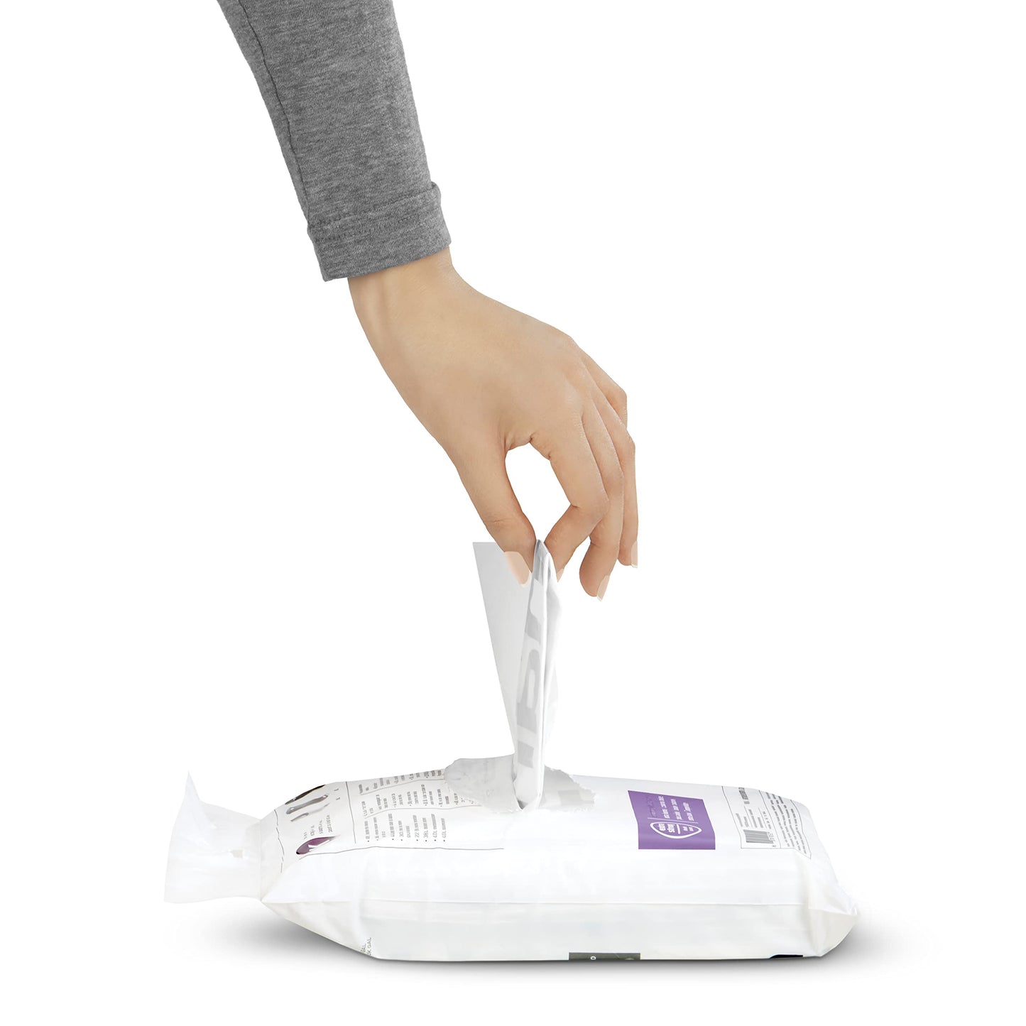 simplehuman Code M 60 Count, Dispenser Pack Custom Fit Liners, Drawstring Trash Bags, 45L / 12 Gallons, White