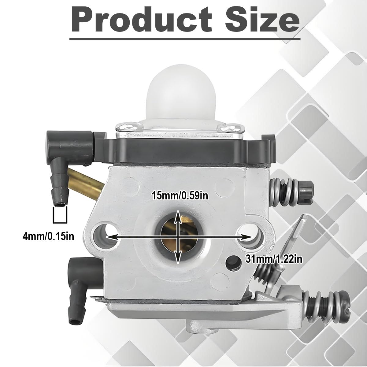 Qiuwanzia WT-253 Carburetor for Stihl BG72 BG75 HS80 FS80 FS85 BG4227 Leaf Blowers Replace WT 253, 4227 120 0600, 42271200600 with 4137 124 2800 Air Filter Pre Filter