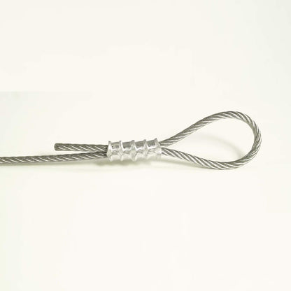 HIGOOD Aluminum Crimping Loop Sleeve for 1/16" Diameter Wire Rope and Cable (1/16" 200PCS)