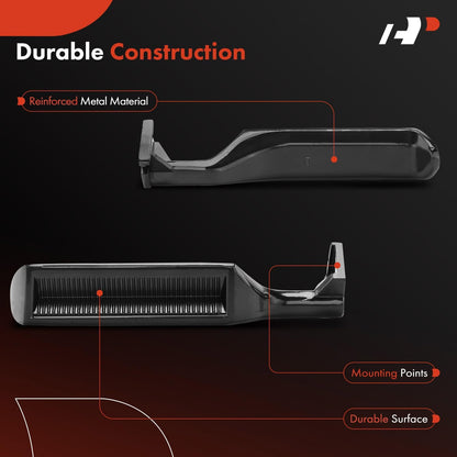 A-Premium - Interior Door Handles All Metal Pair Front Rear Driver & Passenger Side - Compatible with 1987-1997 Ford F150 F250 F350 Bronco F53 F59 F800 - Replace# E7TZ-1522600-A, E7TZ-1522601-A