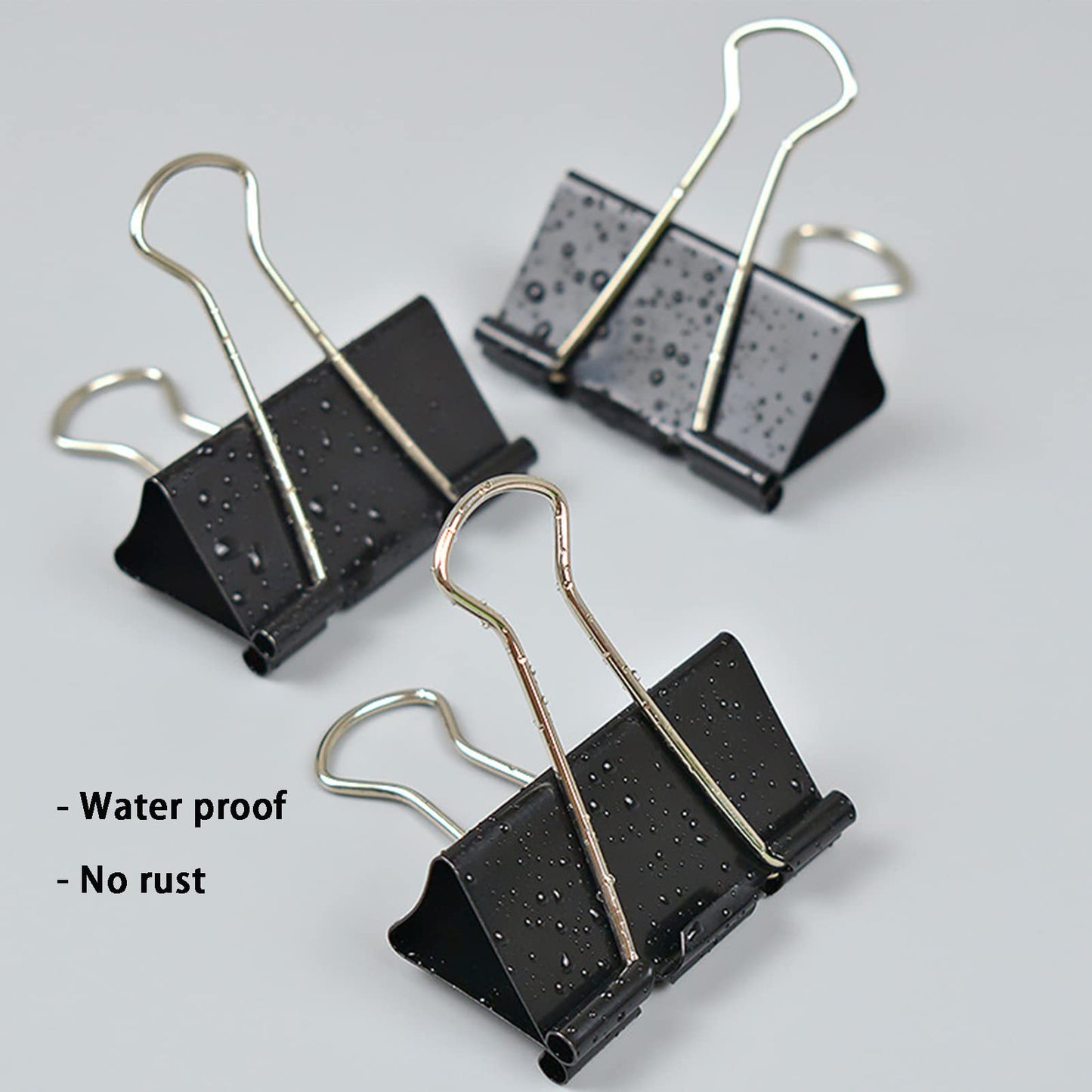 2 Inch Binder Clips(60Pcs), Large Binder Clips Heavy Duty Paper Clamps for Office and Home Supplies