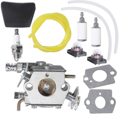 Anxingo 2375 Carburetor for Poulan 2150LE Predator 2155 2175 2350 2375LE 2450 2550 2550LE 2550SE 262 PP210 PP260 S1634 Snapper S1838 SM4018 Chainsaw Walbro WT-891 W-20 WT-89 545081885 530069703