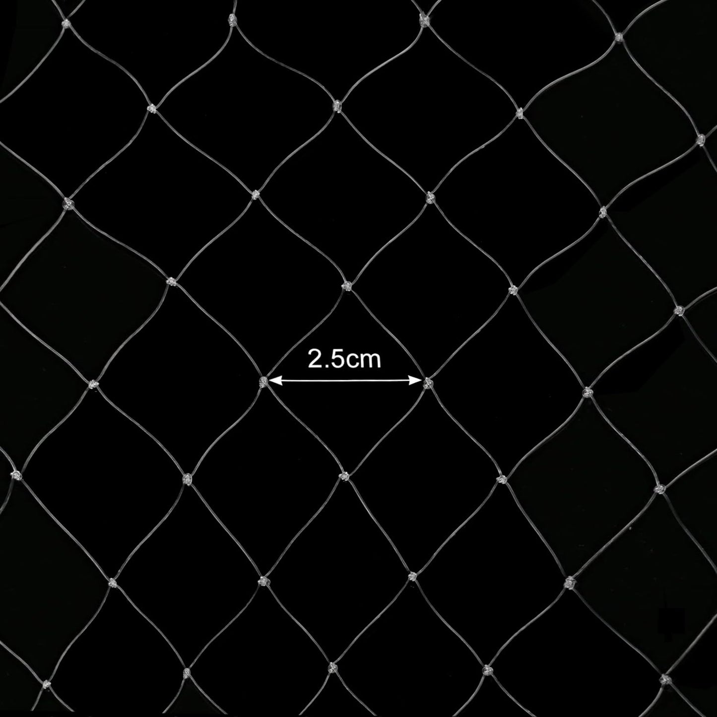 VASLON 33 x 16 Ft Anti Bird Net Reusable Nylon Anti Bird Mesh Netting Garden Bird Netting Protect Plants Fruit Trees Crops from Birds Rodents Deer Poultry