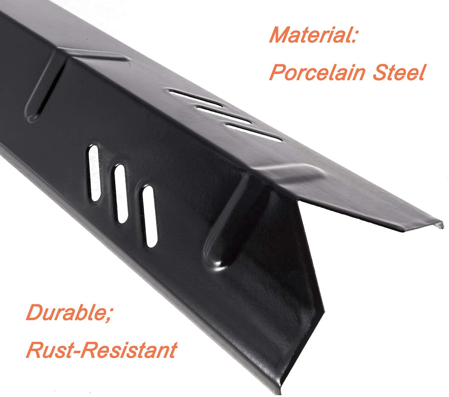 15" Grill Heat Shield Plate Replacement for Dyna-glo DGF510SBP DGF510SSP DGF493BNP DGF493PNP, Burner Covers for Backyard GBC1460W, Heat Plates for Dyna glo BBQ Parts