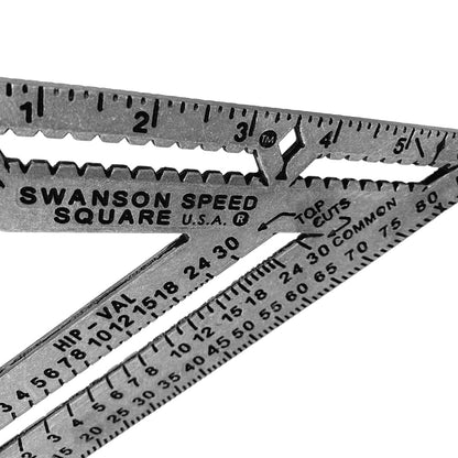 Swanson Tool Co Speed Square Pro 7" with Pro Blue Book, Model S0100-A