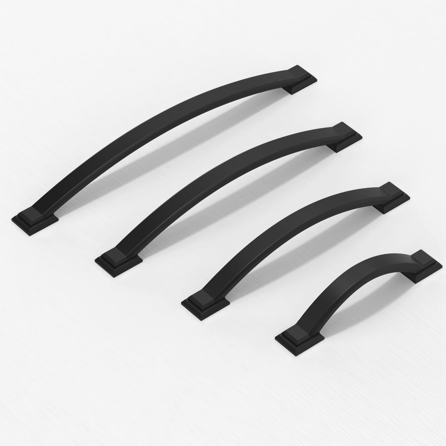 Talentedeco 10 Pack Matte Black Cabinet Pulls 3 Inch(76mm) Kitchen Cabinet Handles Cabinet Hardware for Drawer Pulls
