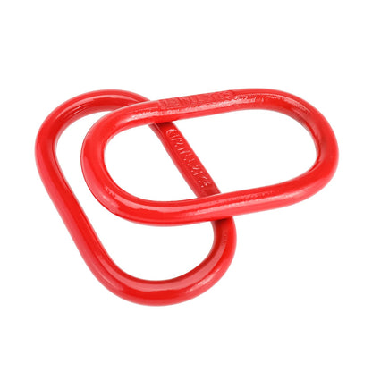 NORJIN 2 Pack 5/8" Oblong Master Link, High Strength G80 Chain Link Connector for Lifting and Hoisting, 6600lbs Working Load Limit