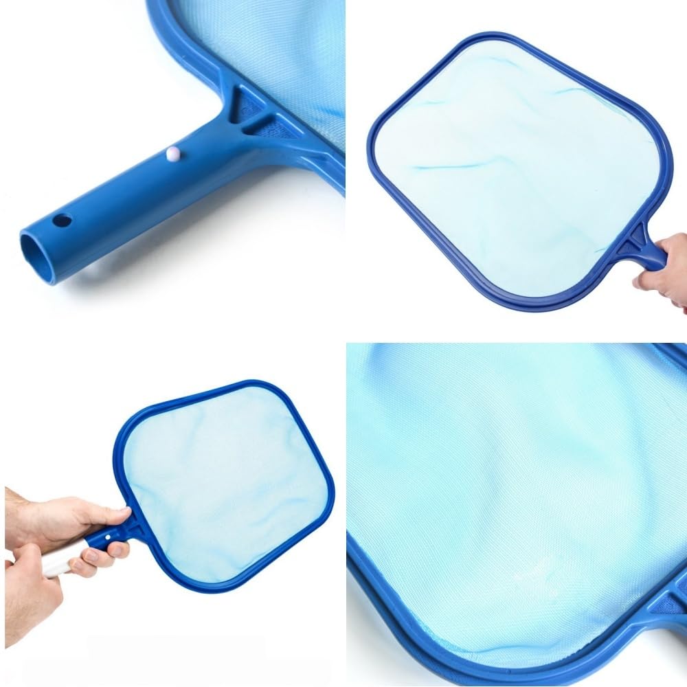 AkNebriax 3 Pack Pool Skimmer Net, Hot Top, Fountain, Pond Fine Mesh Leaf Skimmer Rake Net,Professional Cleaning Pool Rakes/Fine Mesh Leaf Skimmers Rake Net for Clean Remove The Finest Debris Fast