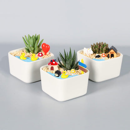 CHAKANLX 123 Pcs Fairy Garden Accessories, Fairy Garden Accessories Outdoor, Miniature Figurines, Garden Decorations, Fairy Garden Kit Miniatures for Terrarium Supplies DIY Craft Garden Decor