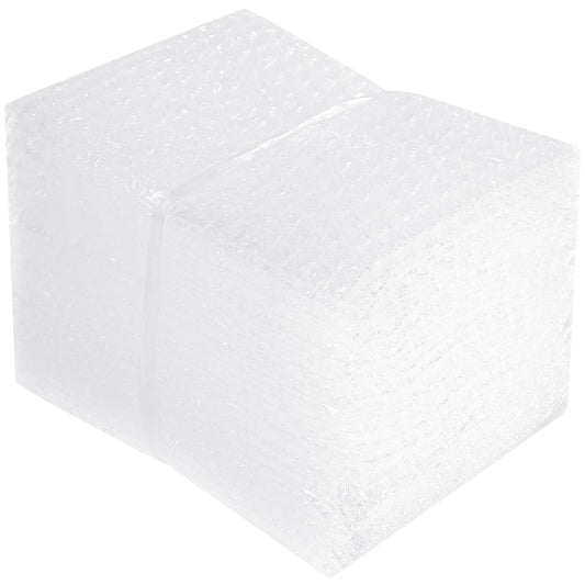 50 Pcs Bubble Pouch Wraps, 8''x10'' Clear Bubble Out Bags for Packing, Double Walled Cushioning Bags for Shipping, Storage and Moving(Not Self-Seal)